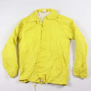 90s New Cheetah Youth Windbreaker Jacket Yellow